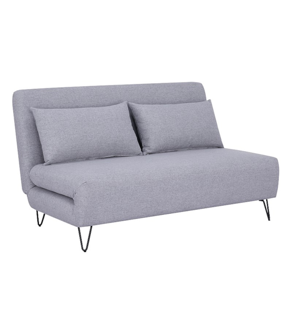 SOFA ZENIA SZARY TAP.137/CZARNY
